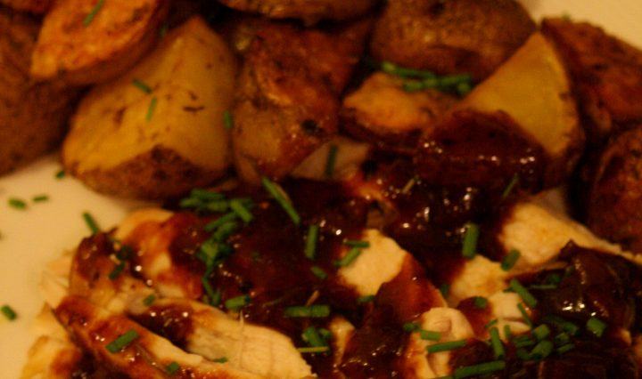 Date and Rosemary Roast Chicken