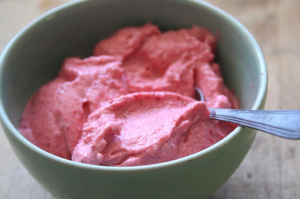 Soft Serve Strawberry Ice Cream