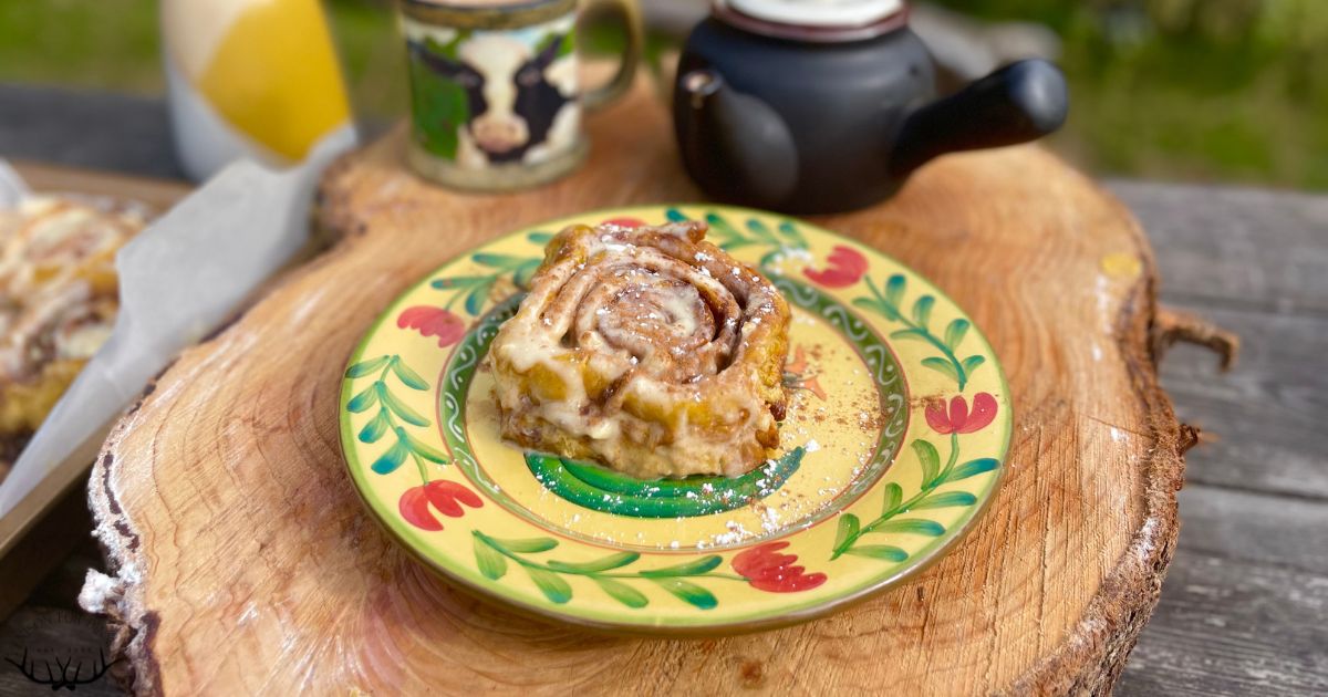 Sourdough Discard Pumpkin Cinnamon Rolls - Venison for Dinner