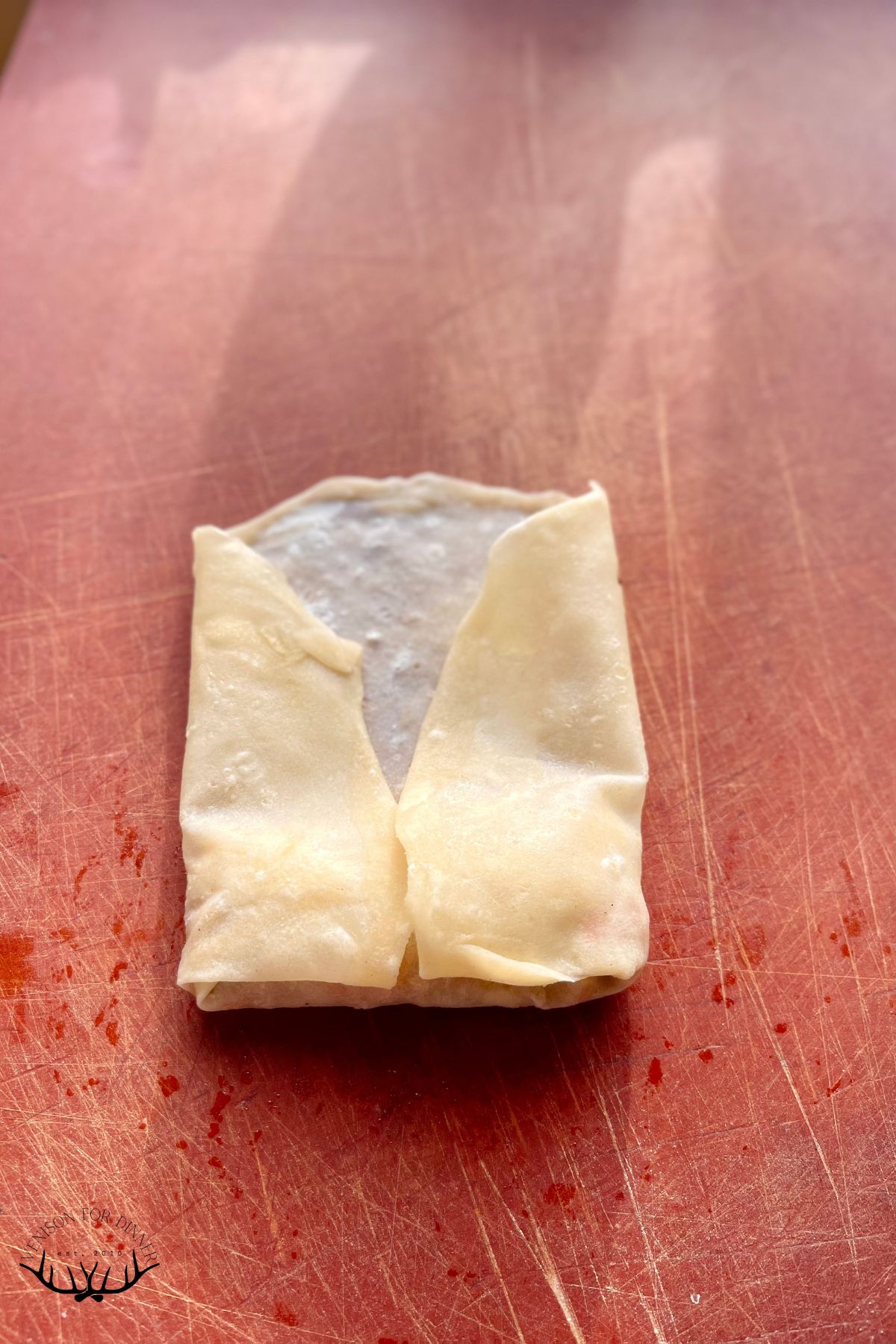 How to wrap a spring roll.