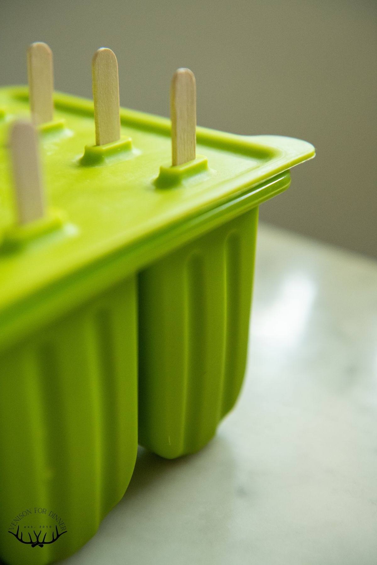 Lid on popsicle mold.