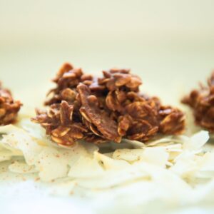 Chocolate coconut cookies.