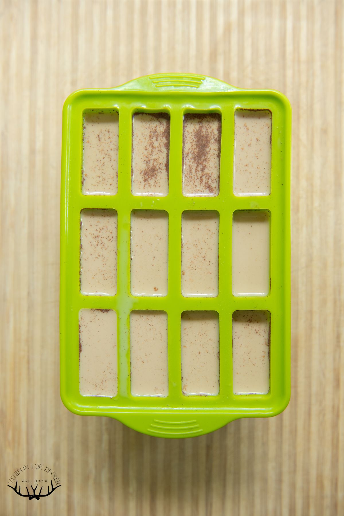 Coffee pops in a mold.