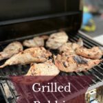 Marinated grilled rabbit.