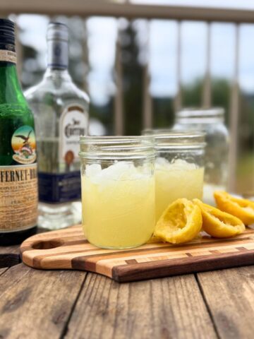 Two jars of tequila honeybee.