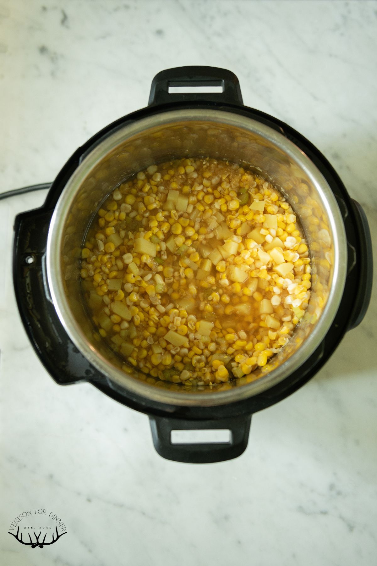 Potatoes cooked in instant pot.