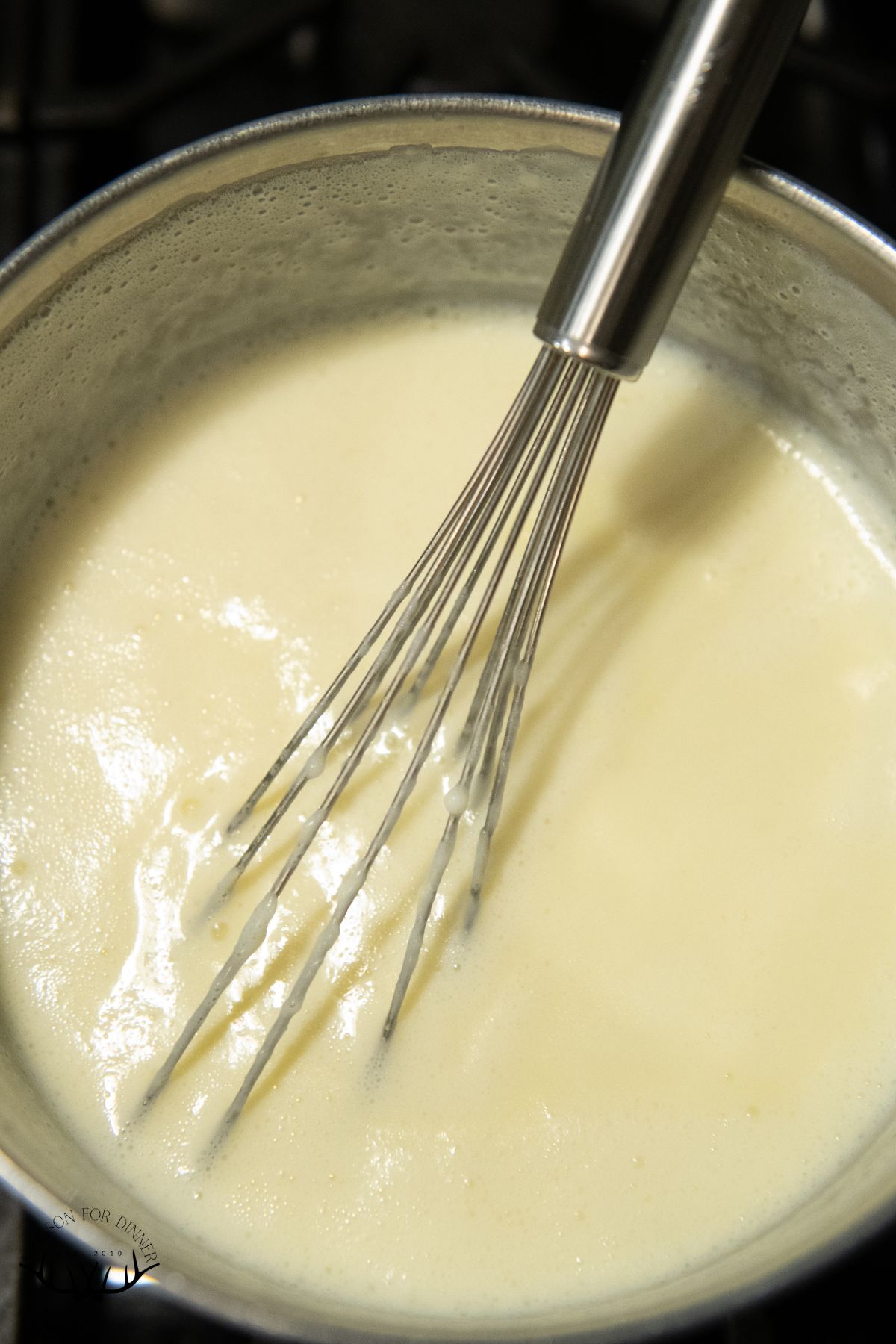 Whisk in roux.